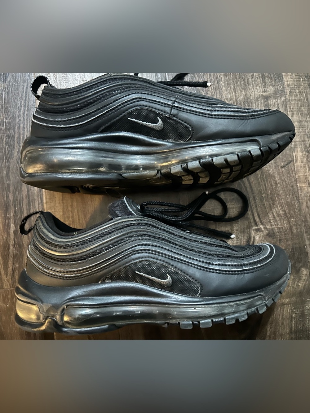 Nike Women’s Air Max 97 SE All Black Running Shoes size 6.5